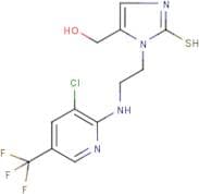 1-[3-Chloro-5-(trifluoromethyl)pyridin-2-ylamino]ethyl-5-(hydroxymethyl)-1H-imidazole-2-thiol