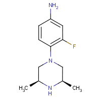 4-(cis-3,5-Dimethylpiperazin-1-yl)-3-fluoroaniline