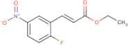 Ethyl trans-2-fluoro-5-nitrocinnamate