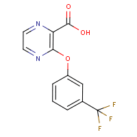 2-[3-(Trifluoromethyl)phenoxy]pyrazine-3-carboxylic acid