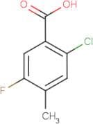 2-Chloro-5-fluoro-4-methylbenzoic acid