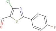 4-Chloro-2-(4-fluorophenyl)-1,3-thiazole-5-carboxaldehyde
