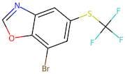 7-Bromo-5-[(trifluoromethyl)thio]-1,3-benzoxazole