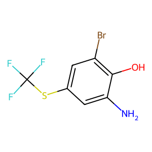 2-Amino-6-bromo-4-[(trifluoromethyl)thio]phenol