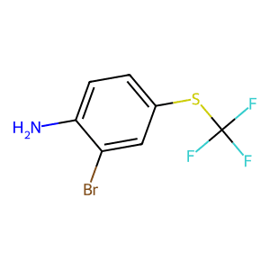 2-Bromo-4-[(trifluoromethyl)thio]aniline