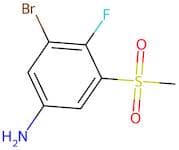 3-Bromo-4-fluoro-5-(methylsulphonyl)aniline