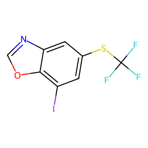 7-Iodo-5-[(trifluoromethyl)thio]-1,3-benzoxazole