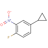 4-Cyclopropyl-1-fluoro-2-nitrobenzene