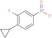 1-Cyclopropyl-2-fluoro-4-nitrobenzene