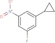 1-Cyclopropyl-3-fluoro-5-nitrobenzene