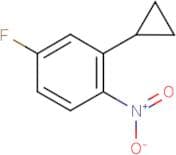 2-Cyclopropyl-4-fluoro-1-nitrobenzene