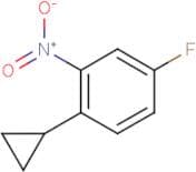 1-Cyclopropyl-4-fluoro-2-nitrobenzene