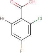 2-Bromo-6-chloro-4-fluorobenzoic acid
