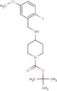 4-[(2-Fluoro-5-methoxybenzyl)amino]piperidine, N1-BOC protected