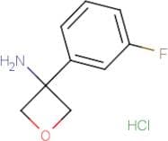 3-Amino-3-(3-fluorophenyl)oxetane hydrochloride