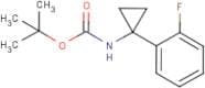 1-(2-Fluorophenyl)cyclopropan-1-amine, N-BOC protected