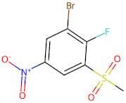 3-Bromo-2-fluoro-5-nitrophenyl methyl sulphone