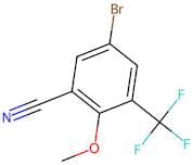 5-Bromo-2-methoxy-3-(trifluoromethyl)benzonitrile