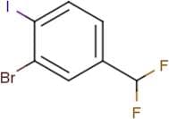 2-Bromo-4-(difluoromethyl)-1-iodobenzene