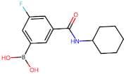 3-(Cyclohexylcarbamoyl)-5-fluorobenzeneboronic acid