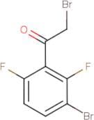 3-Bromo-2,6-difluorophenacyl bromide