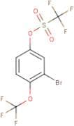 3-Bromo-4-(trifluoromethoxy)phenyl trifluoromethanesulphonate