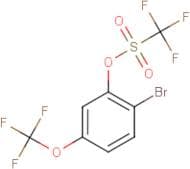 2-Bromo-5-(trifluoromethoxy)phenyl trifluoromethanesulphonate