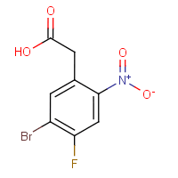 5-Bromo-4-fluoro-2-nitrophenylacetic acid