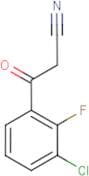 3-Chloro-2-fluorobenzoylacetonitrile