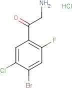 4-Bromo-5-chloro-2-fluorophenacylamine hydrochloride