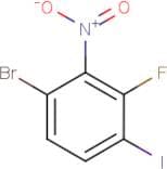 6-Bromo-3-iodo-2-fluoronitrobenzene