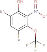 6-Bromo-4-fluoro-2-nitro-3-(trifluoromethoxy)phenol