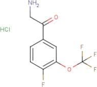 4-Fluoro-3-(trifluoromethoxy)phenacylamine hydrochloride