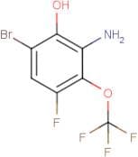 2-Amino-6-bromo-4-fluoro-3-(trifluoromethoxy)phenol