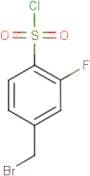 4-(Bromomethyl)-2-fluorobenzenesulphonyl chloride