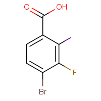 4-Bromo-3-fluoro-2-iodobenzoic acid