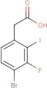 4-Bromo-3-fluoro-2-iodophenylacetic acid