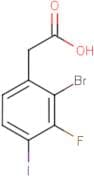 2-Bromo-3-fluoro-4-iodophenylacetic acid