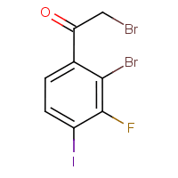 2-Bromo-3-fluoro-4-iodophenacyl bromide