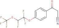 4-[1,1,2-Trifluoro-2-(trifluoromethoxy)ethoxy]benzoylacetonitrile