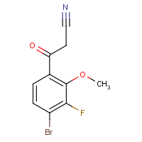 4-Bromo-3-fluoro-2-methoxybenzoylacetonitrile