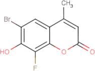 6-Bromo-8-fluoro-7-hydroxy-4-methylcoumarin