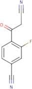 4-Cyano-2-fluorobenzoylacetonitrile