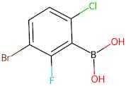 3-Bromo-6-chloro-2-fluorobenzeneboronic acid