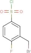 3-(Bromomethyl)-4-fluorobenzenesulphonyl chloride