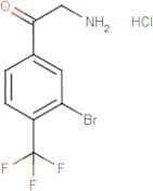 3-Bromo-4-(trifluoromethyl)phenacylamine hydrochloride