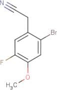 2-Bromo-5-fluoro-4-methoxyphenylacetonitrile