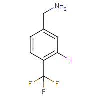 3-Iodo-4-(trifluoromethyl)benzylamine