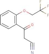 2-(2,2,2-Trifluoroethoxy)benzoylacetonitrile