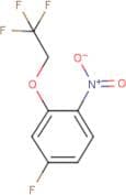 4-Fluoro-2-(2,2,2-trifluoroethoxy)nitrobenzene